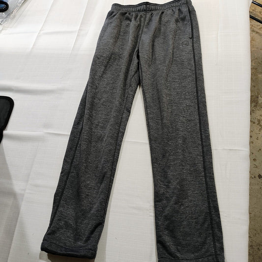 AND1 Tech Fleece Pants with Zipper Pockets Ebony Heather (Small)