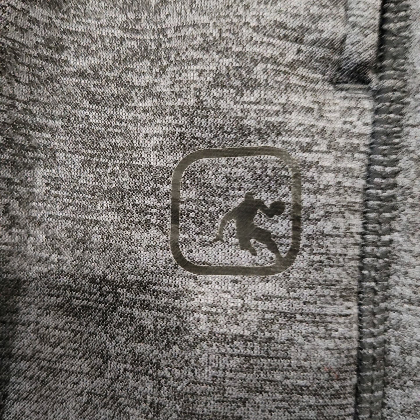 AND1 Tech Fleece Pants with Zipper Pockets Ebony Heather (Small)