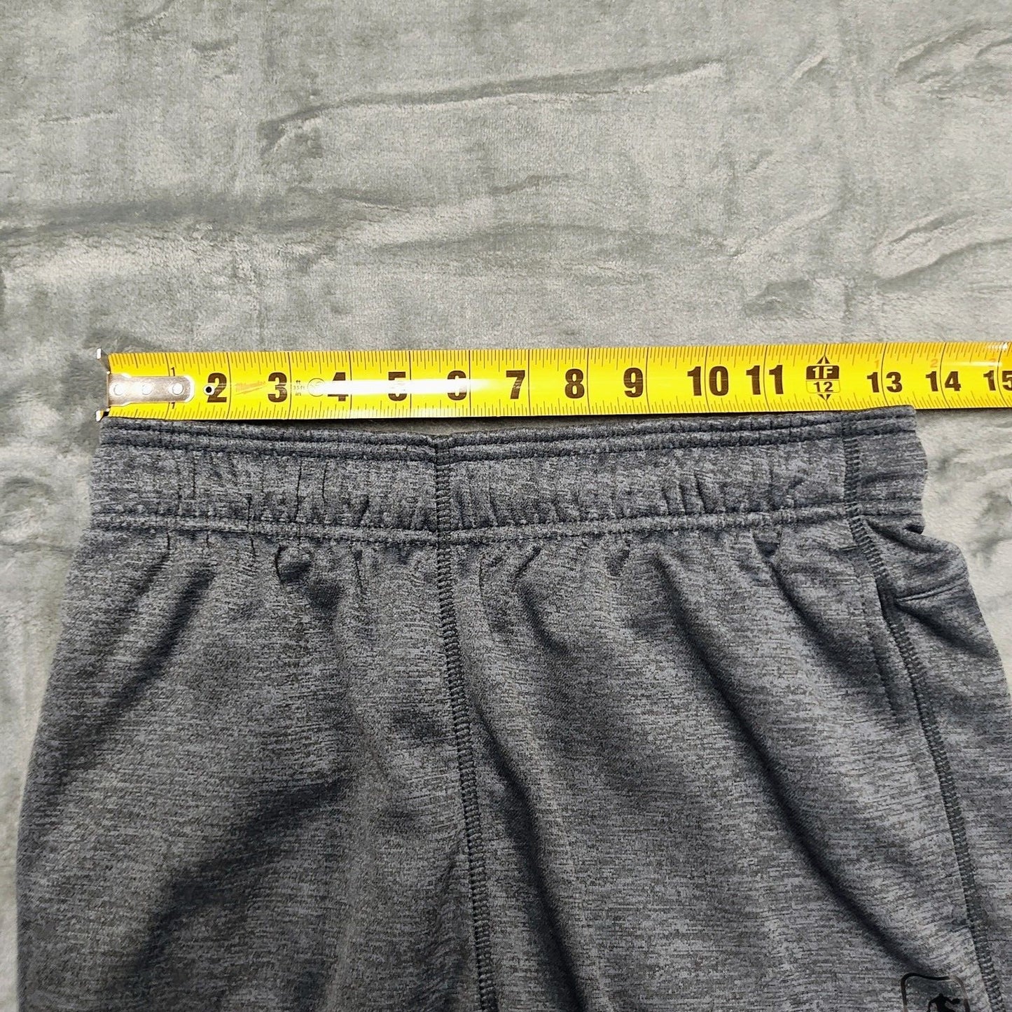 AND1 Tech Fleece Pants with Zipper Pockets Ebony Heather (Small)
