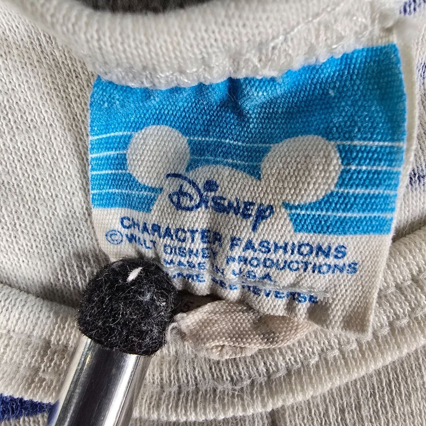 Vintage Distressed 1980s Disney U.S.S. Mickey Nautical Tank Top (Youth Large)