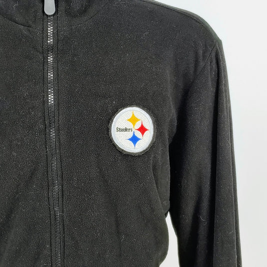 Pittsburgh Steelers NFL SI G-III Black Zip Up Mens Fleece Jacket (XL)