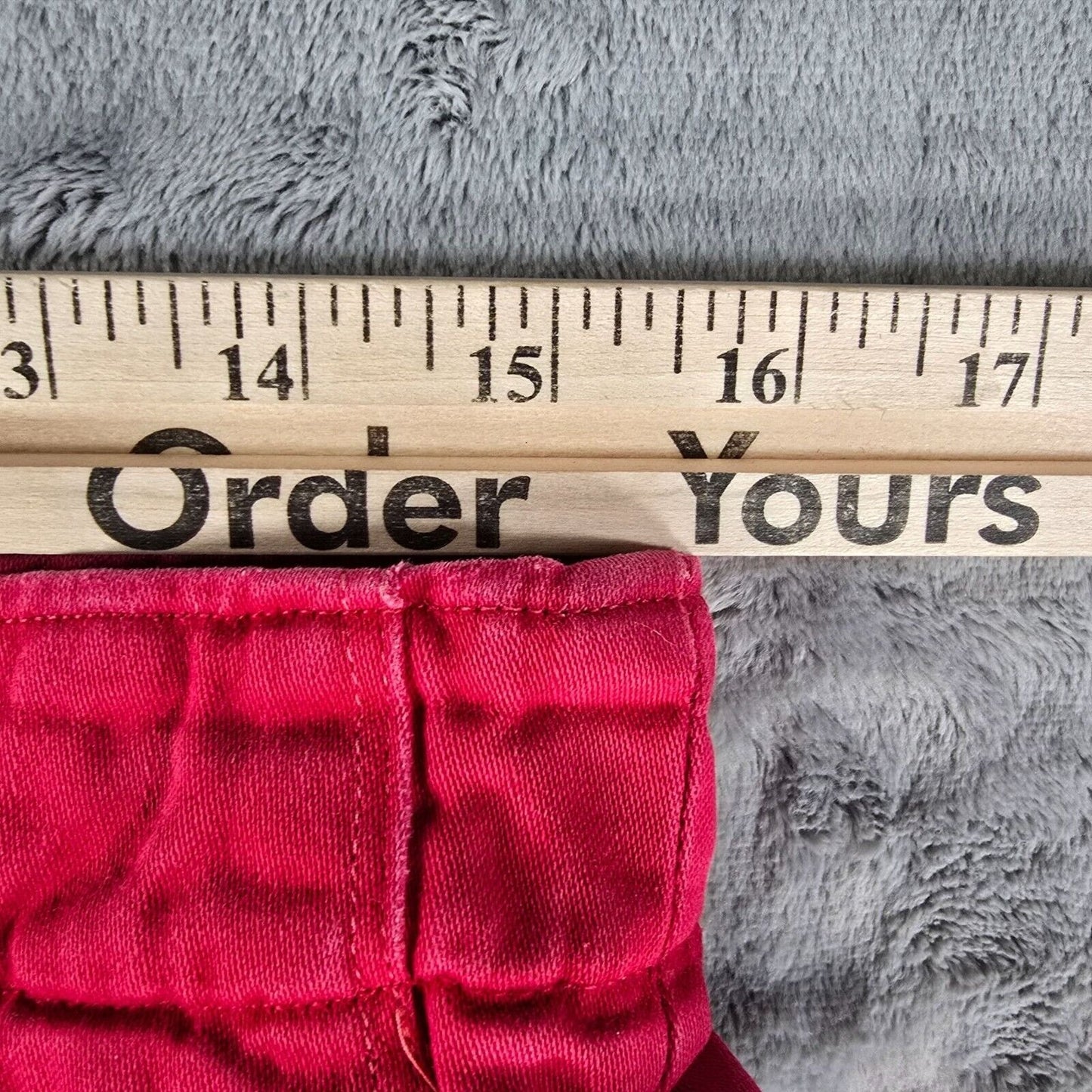 Vintage Thrashed 1940s/1950s Red Cold Weather Hunting/Workwear Pants (31x28)