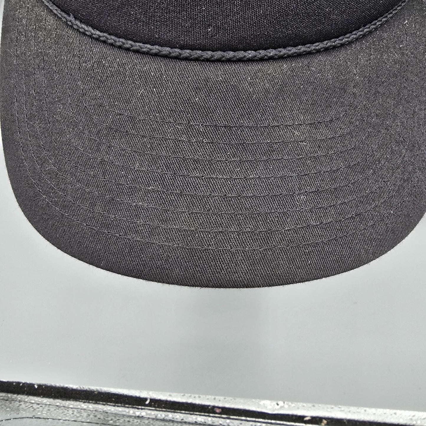 Rip Curl Rainbow Logo Black Snapback 100% Mesh Adjustable Cap Trucker Hat