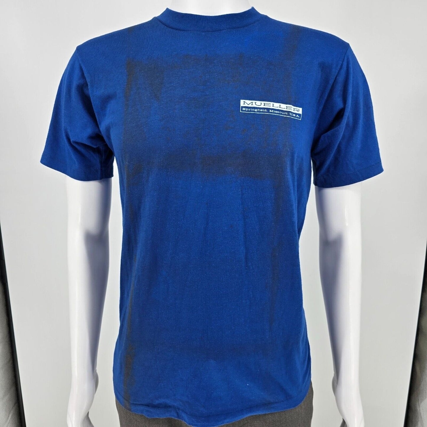Distressed Vintage 1980s Mueller Stainless Steel Springfield, MO T-Shirt (M)
