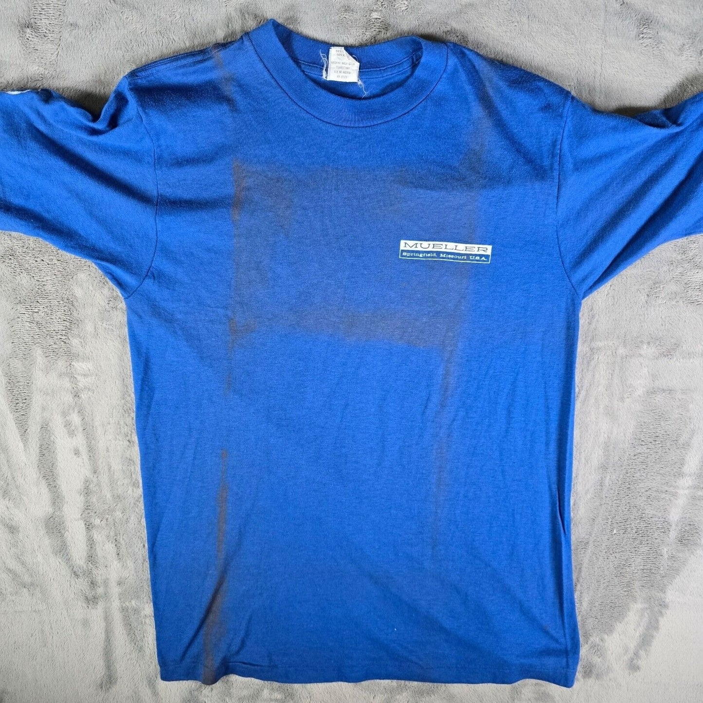 Distressed Vintage 1980s Mueller Stainless Steel Springfield, MO T-Shirt (M)