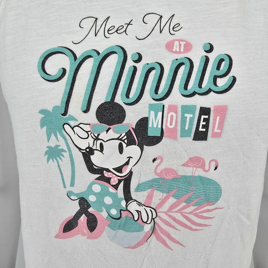 Disney Parks Meet Me at the Minnie Motel Women's Graphic Tank Top (Small)
