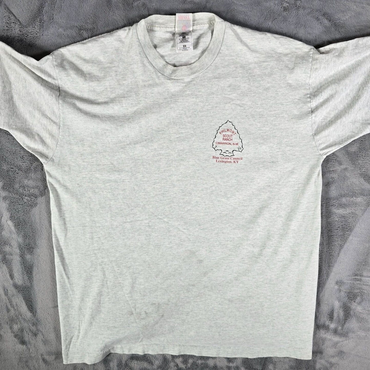 Vintage 1998 Boy Scouts Blue Grass Council Philmont Scout Ranch T-Shirt (L/XL)