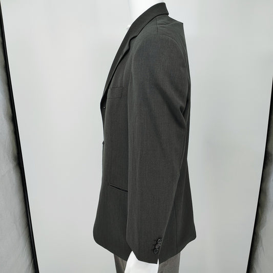 Boss Hugo Boss Green/Gray Einstein/Sigma Guabello Super 110s Suit Jacket (40S)