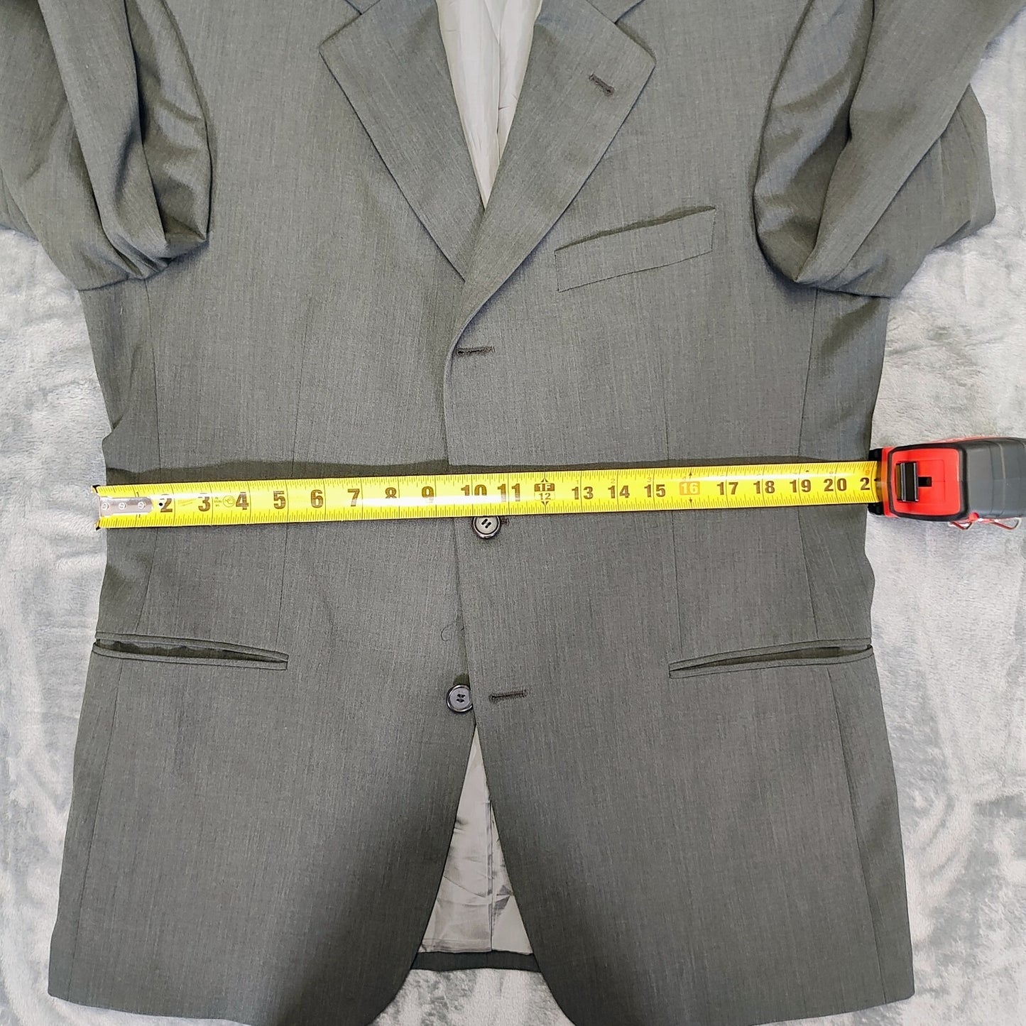 Boss Hugo Boss Green/Gray Einstein/Sigma Guabello Super 110s Suit Jacket (40S)