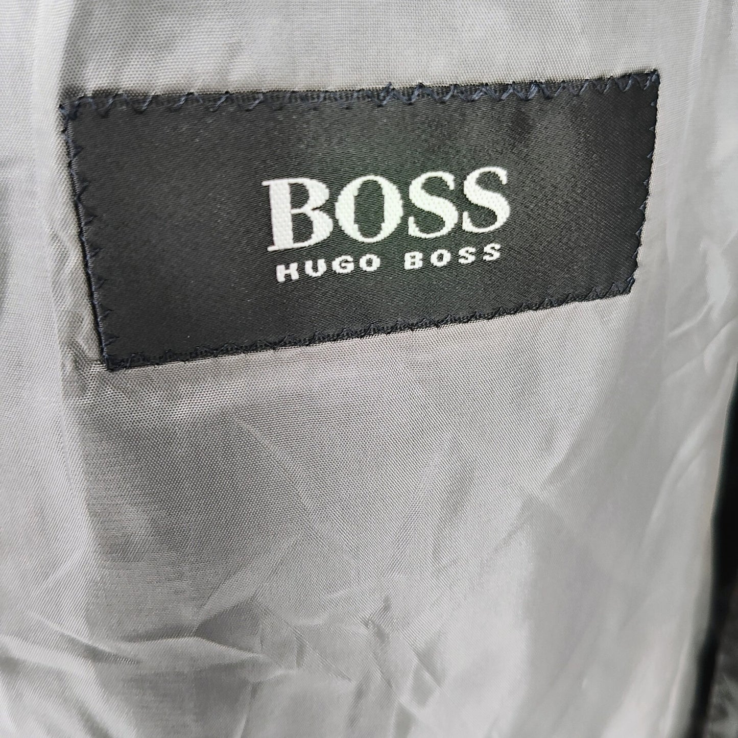 Boss Hugo Boss Green/Gray Einstein/Sigma Guabello Super 110s Suit Jacket (40S)