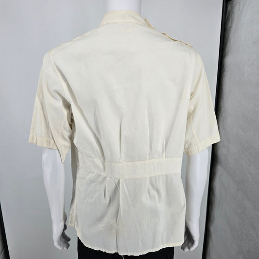 Vintage 1950s Angelica Doctor's/Dentist's Medical Cotton Smock (42/Large)