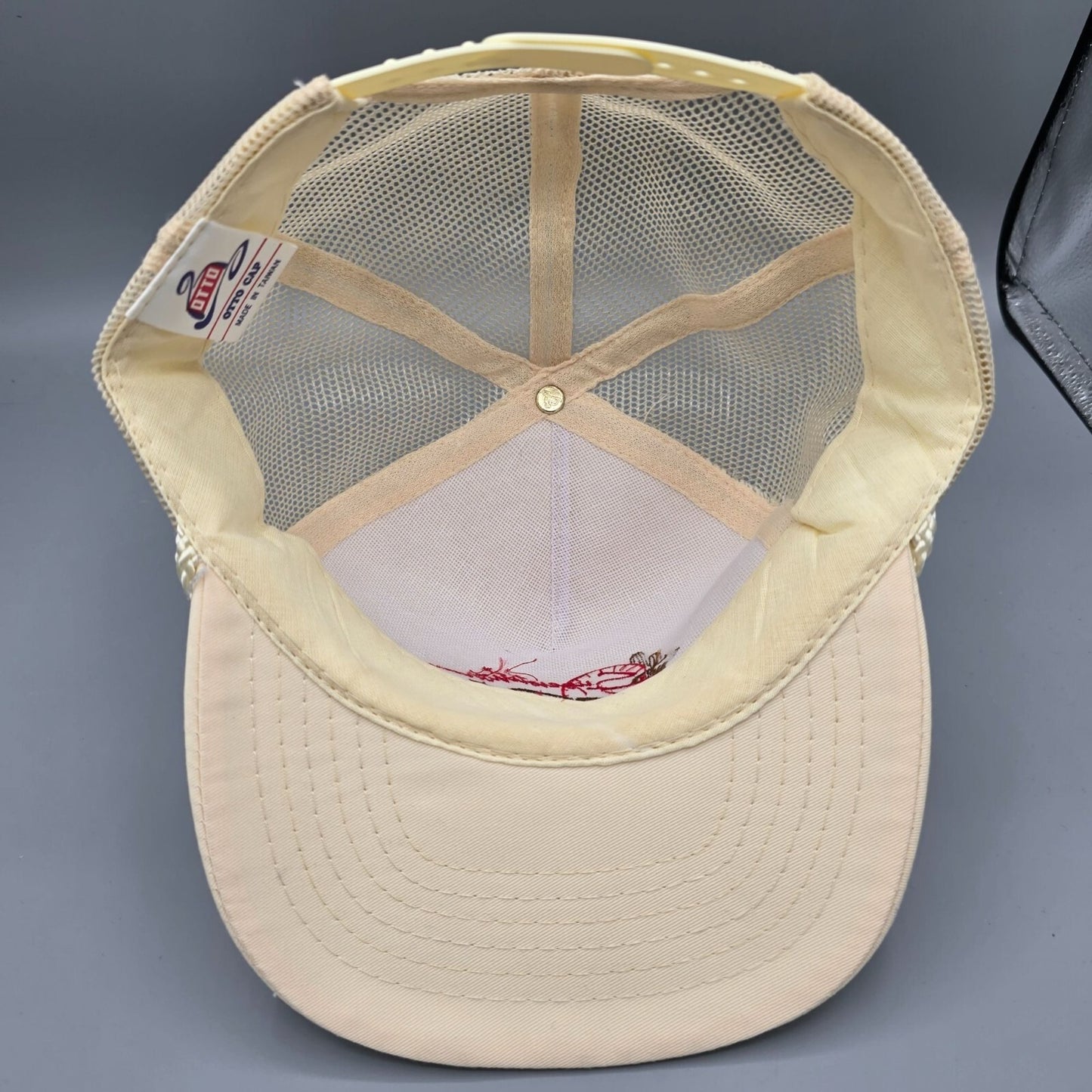 VTG Superstition Contracting Arizona Five-Panel Twill Front Beige Trucker Hat