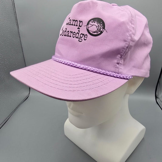 Vintage Camp Cedaredge Colorado Purple Adjustable 5-Panel Rope Otto Cap