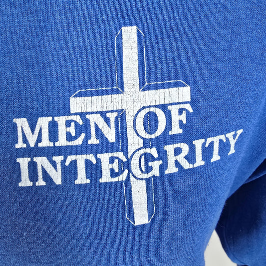Vintage 1997 Promise Keepers Men of Integrity Stand in the Gap T-Shirt (XXL)