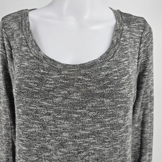 2010s a.n.a. A New Approach NWT Women's Heather Grey Tunic/Sweater Dress (L)