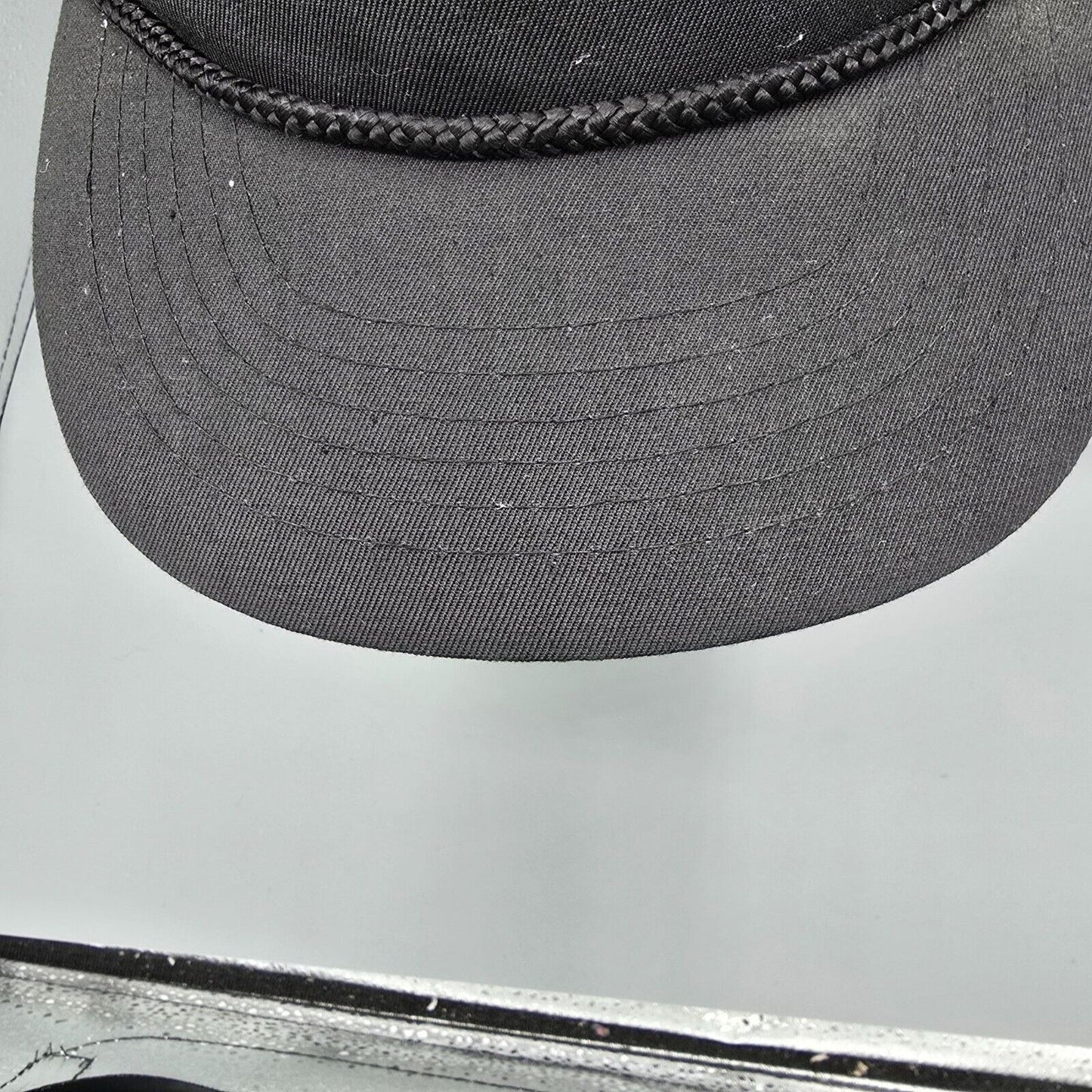 Vintage Balzer Embroidered Logo Black Youth Size Players Five Panel Hat