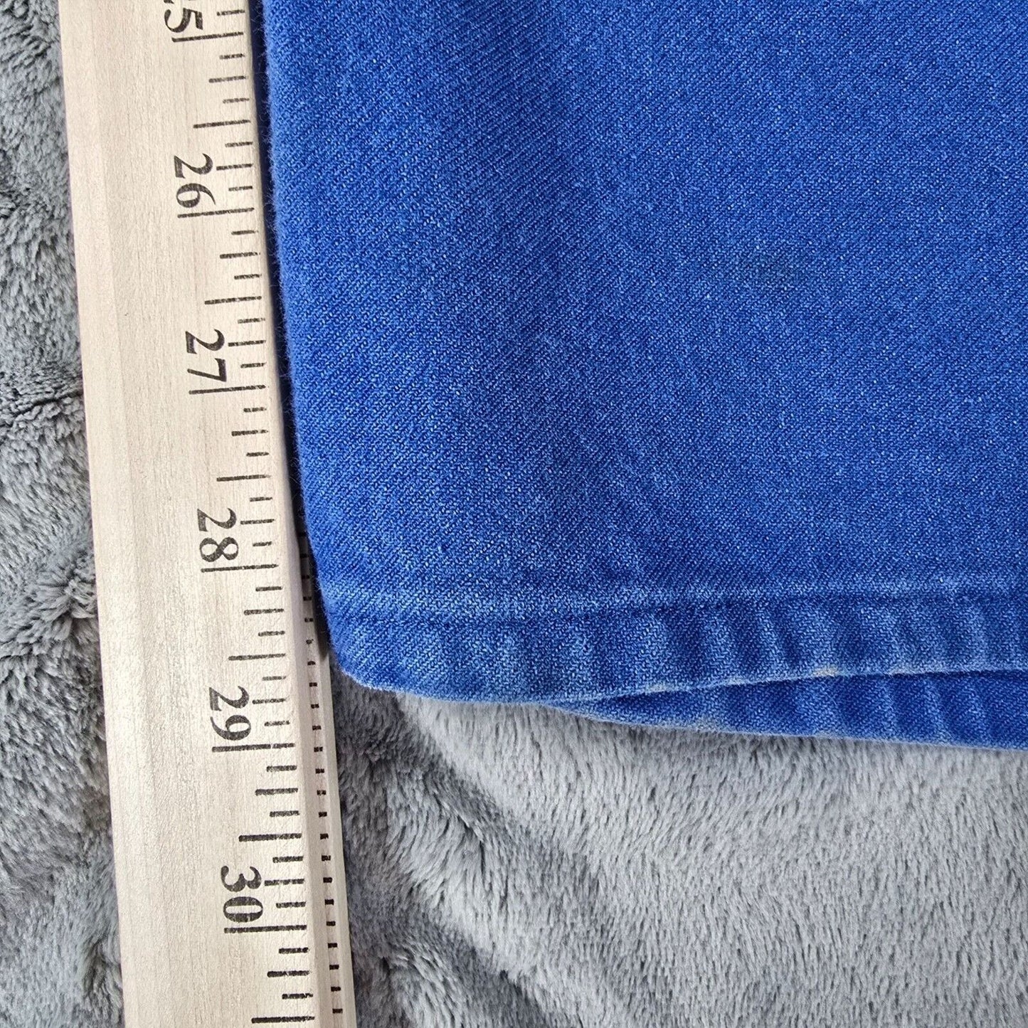 Vintage Y2K Workwear Distressed Le Cedre Unisex Blue Bugatti Twill Pants (29x28)