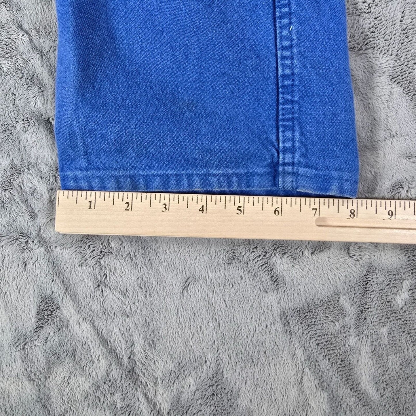 Vintage Y2K Workwear Distressed Le Cedre Unisex Blue Bugatti Twill Pants (29x28)