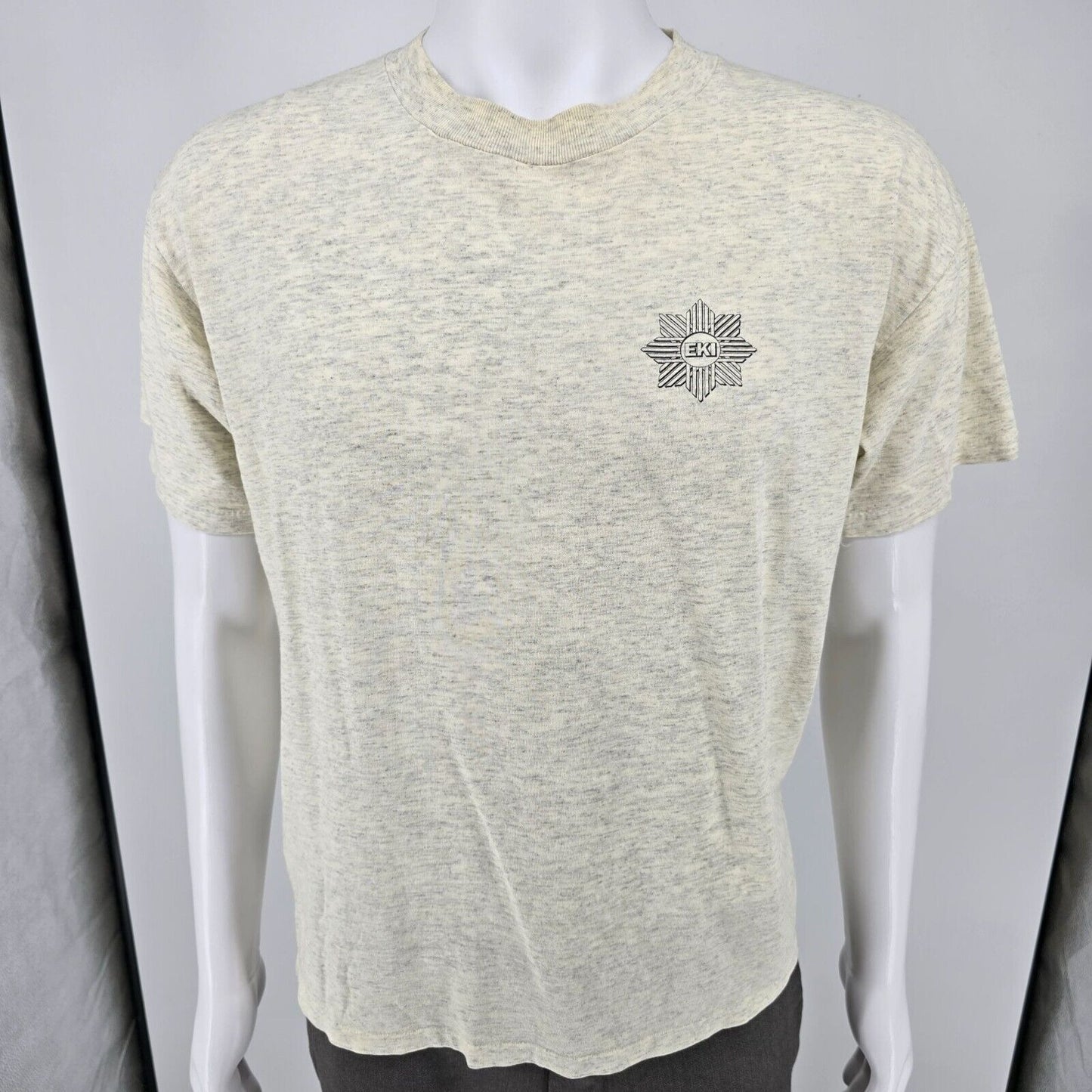 Vintage 80s/90s? EKI Advanced Concrete Technology Single Stitch Logo T-Shirt (L)