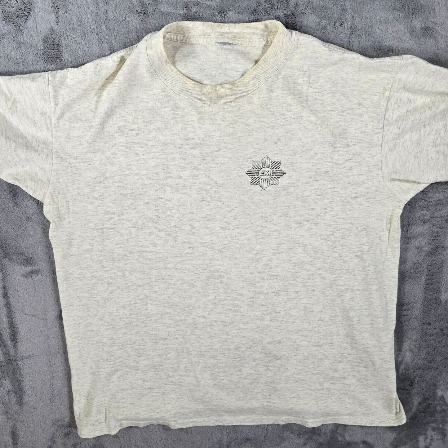 Vintage 80s/90s? EKI Advanced Concrete Technology Single Stitch Logo T-Shirt (L)