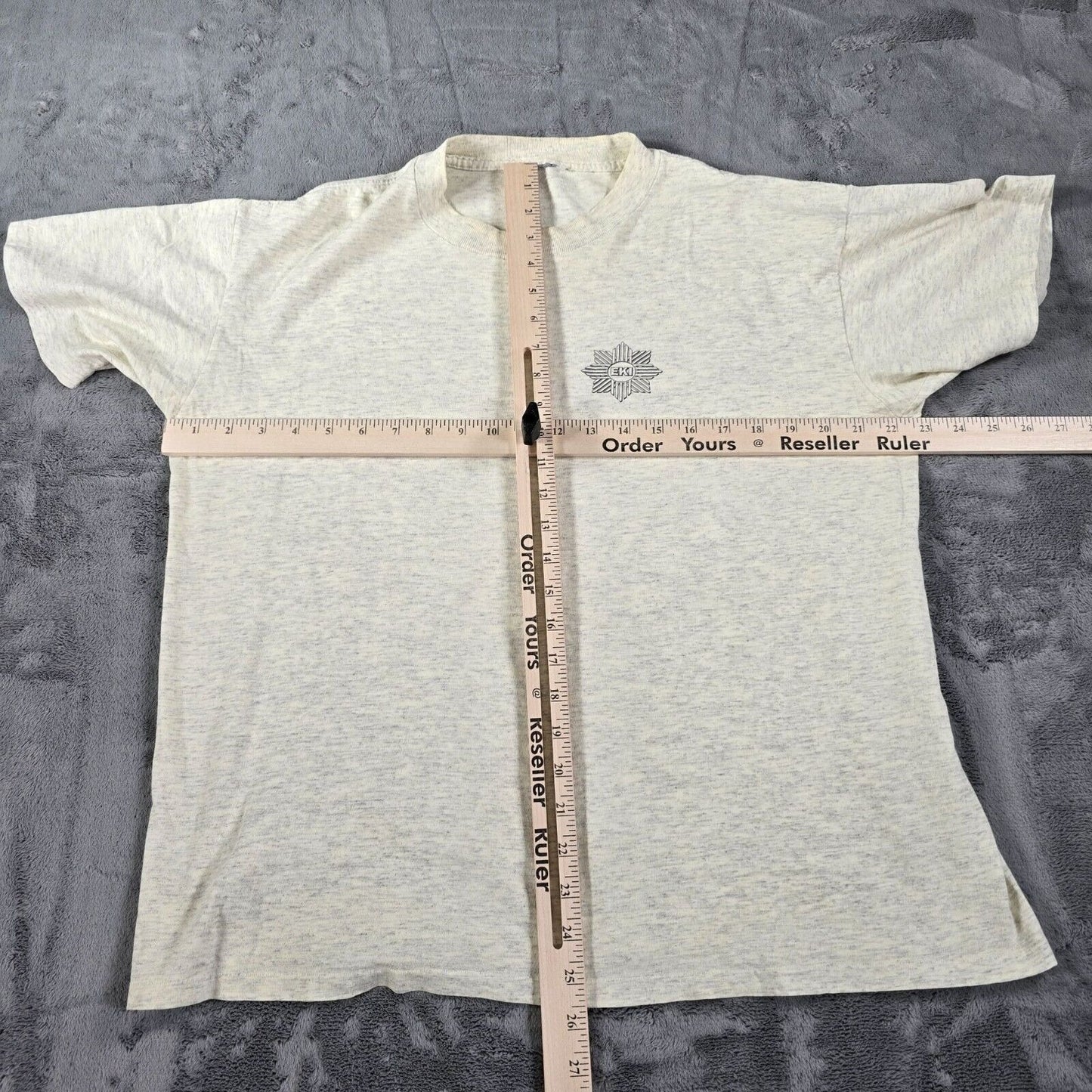 Vintage 80s/90s? EKI Advanced Concrete Technology Single Stitch Logo T-Shirt (L)