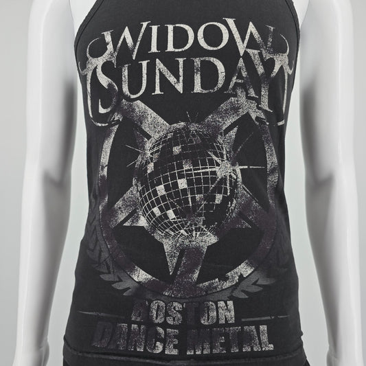 Distressed 2010s Bayside Black Widow Sunday Boston Dance Metal Tank Top (XS/S)