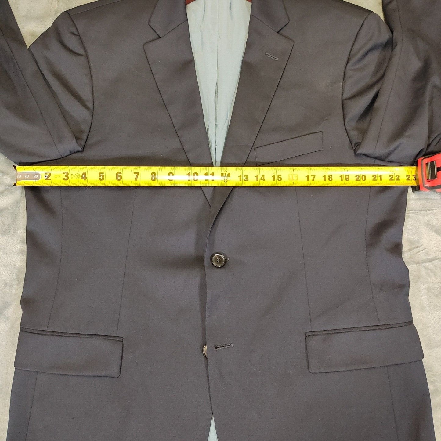 Boss Hugo Boss Super 100 Midnight Blue Pasolini/Movie US Suit Jacket (42R)