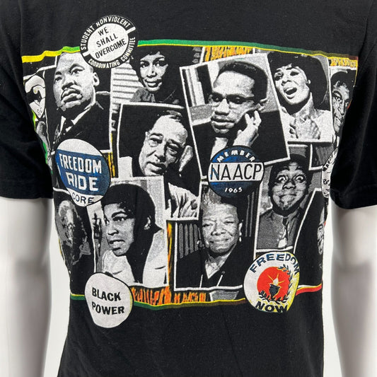 Phat Doc Black Power We Shall Overcome March on Washington T-Shirt (Large)