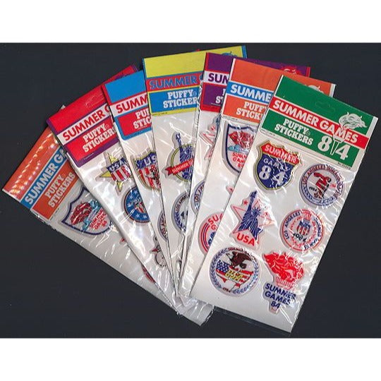 1984 Olympic Games Puffy Sticker Packs (priced per pack)