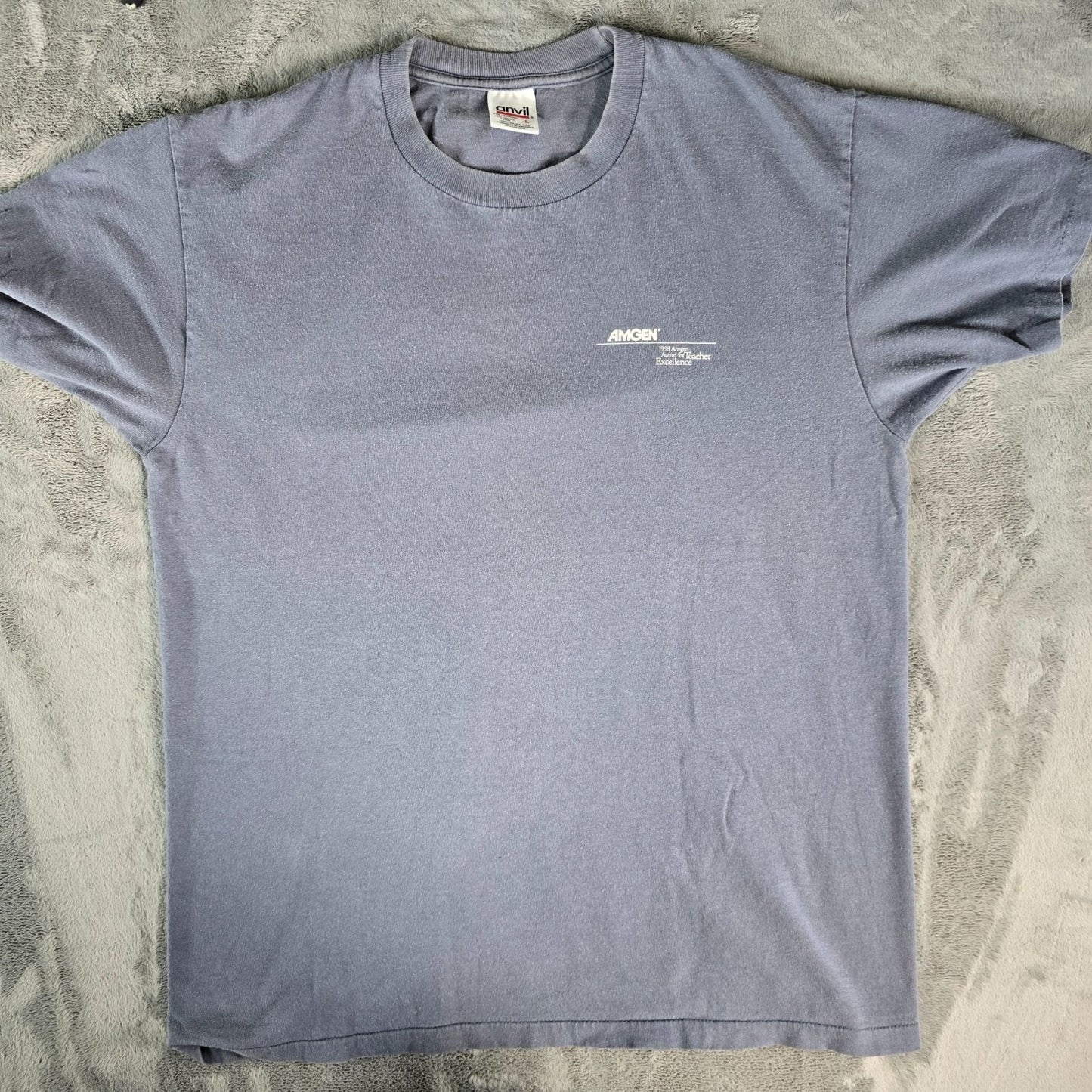 Vintage 1990s Anvil 1998 Amgen Award for Teacher Excellence T-Shirt (L)