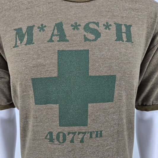 Vintage 2000s Thunder Creek Mash 4077th Made in USA Ringer Tee T-Shirt (L)
