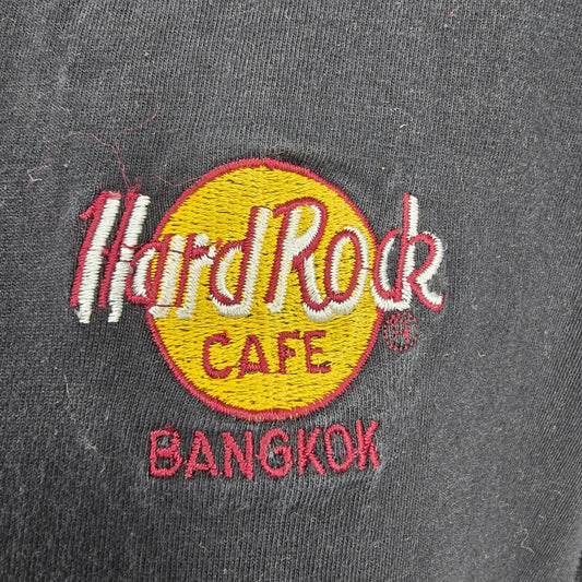 Vintage 1990s Hard Rock Cafe Bangkok Thailand Embroidered Logo T-Shirt (L)