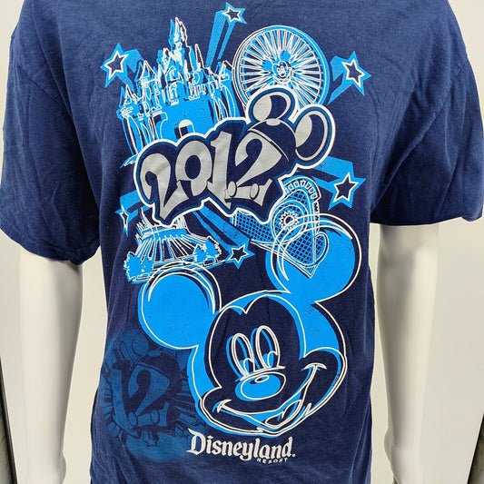 Disneyland Resort Walt Disney World by Hanes 2012 Mickey Mouse T-Shirt (XL)