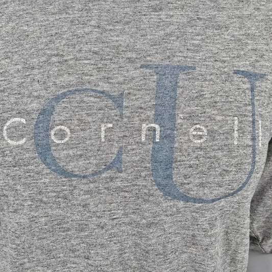Thrashed Vintage 1990s League Collegiate Wear CU Cornell University T-Shirt (L)