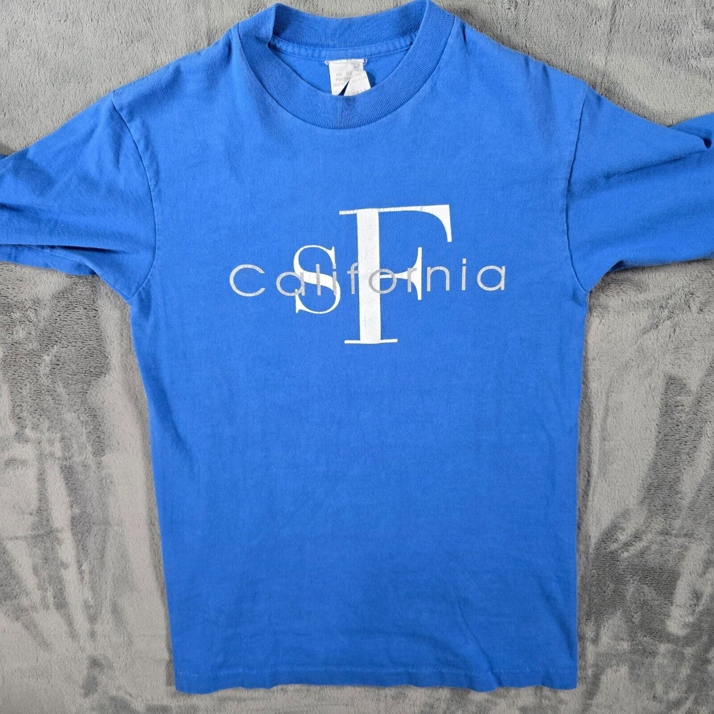Vintage Blue Single Stitch San Francisco "SF California" Graphic T-Shirt (S)