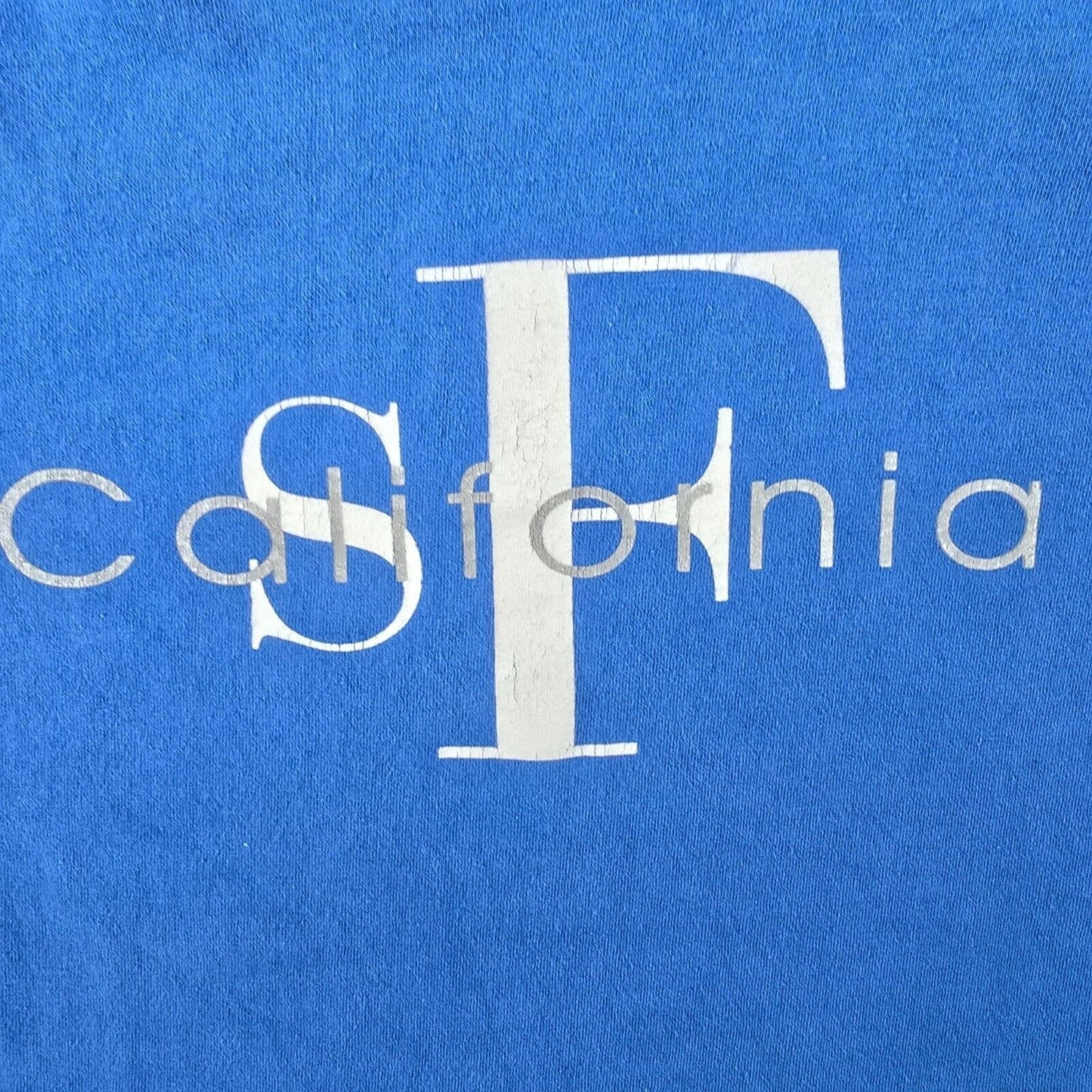 Vintage Blue Single Stitch San Francisco "SF California" Graphic T-Shirt (S)
