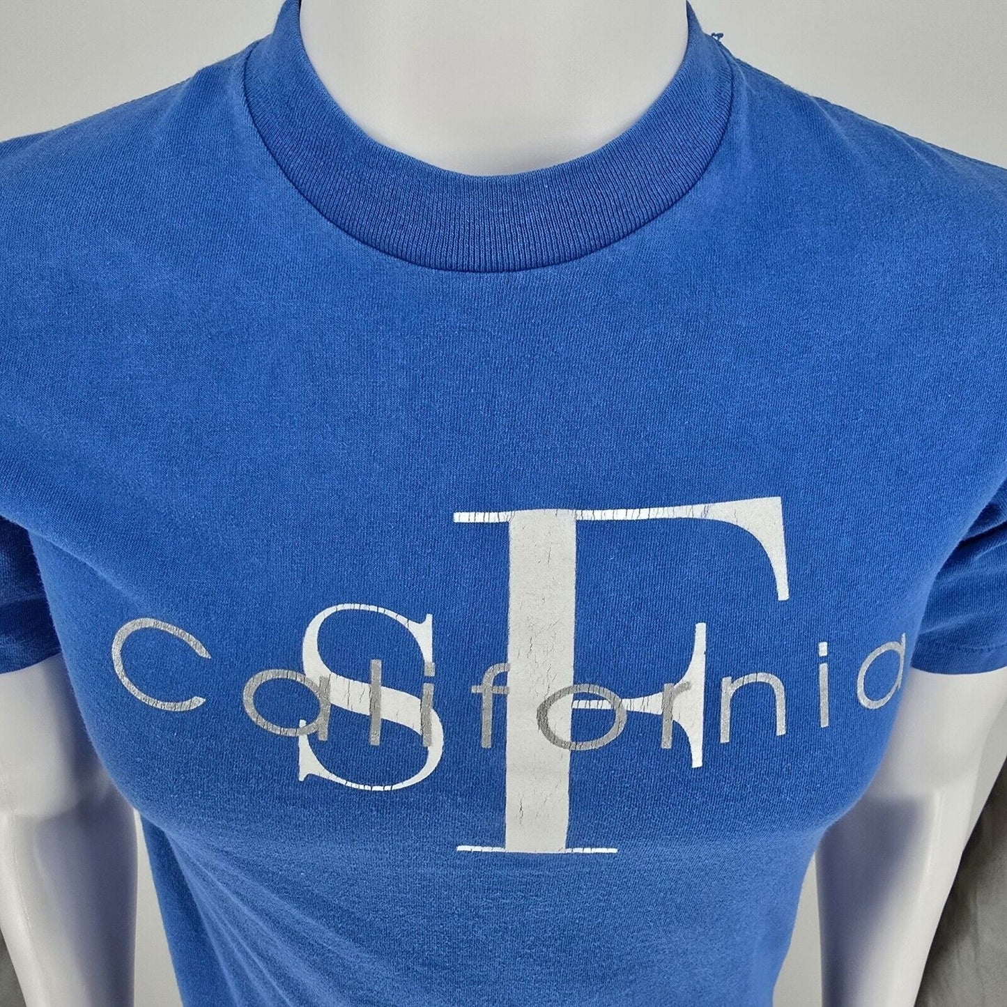 Vintage Blue Single Stitch San Francisco "SF California" Graphic T-Shirt (S)