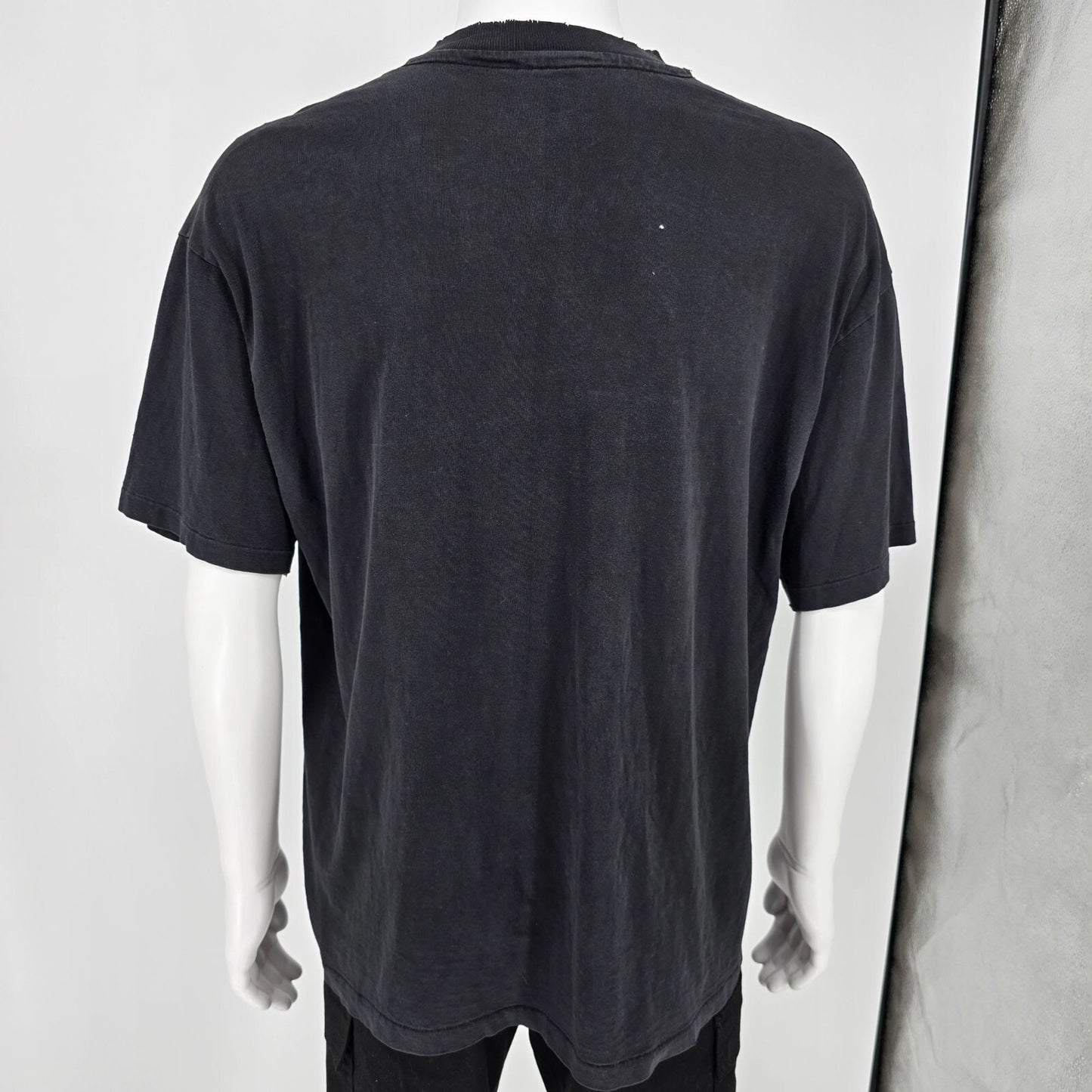 Distressed Vintage 1990s Santa Fe Sportswear Southwestern Symbols T-Shirt (XL)