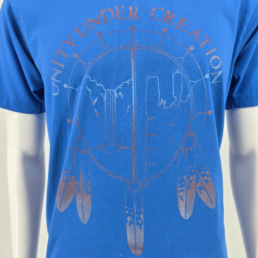 Vintage 1980s Hanes "Unity Under Creation" Dreamcatcher Graphic T-Shirt (M/L)