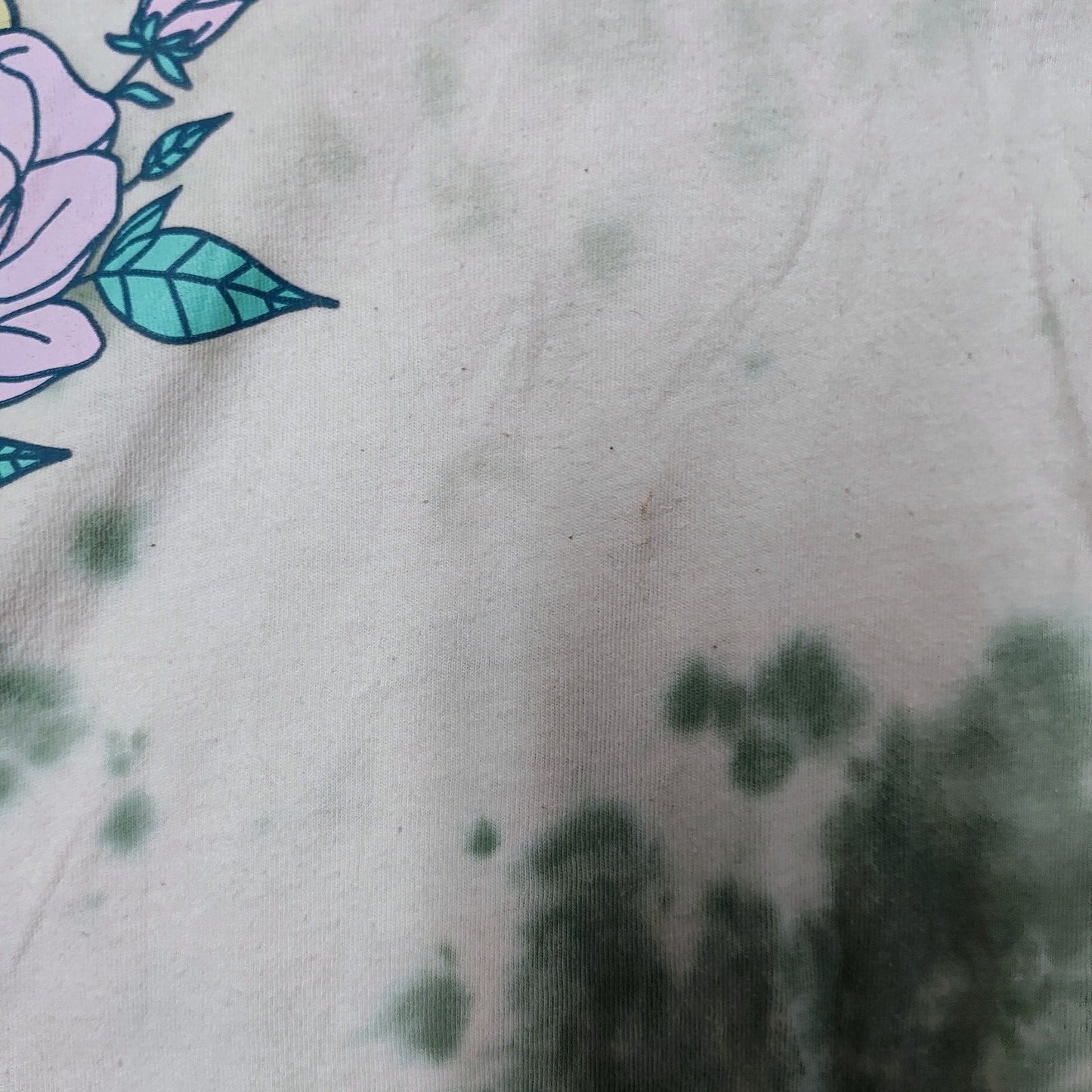 "What Would Dolly Do" Dolly Parton Tie-Dye Floral Graphic T-Shirt (Medium)
