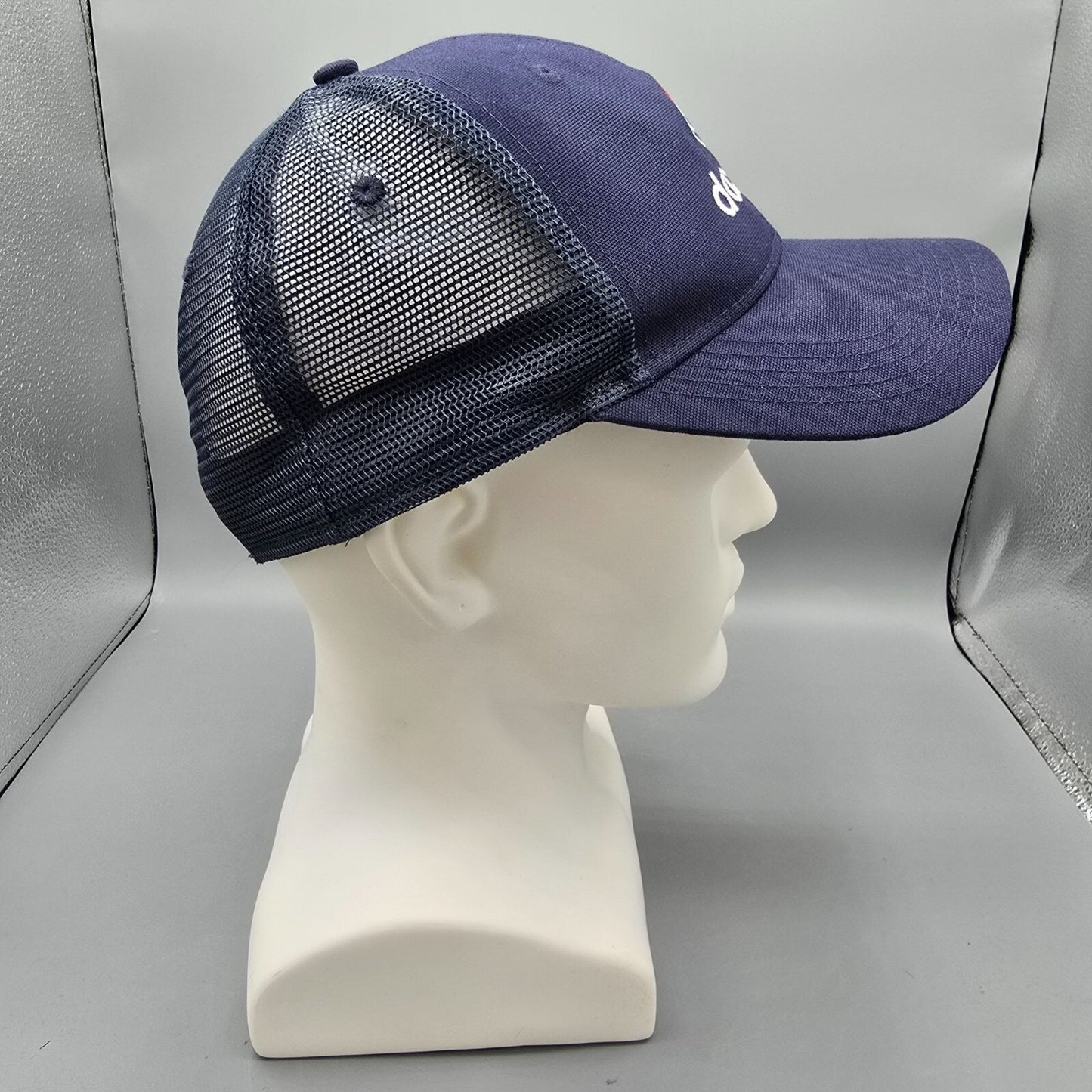 Dockwa Boating Embroidered Logo Navy Blue Canvas Mesh-back Carhartt Cap