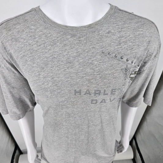 Vintage Y2K Harley Davidson Motor Cycles World Oklahoma City, OK T-Shirt (XL)