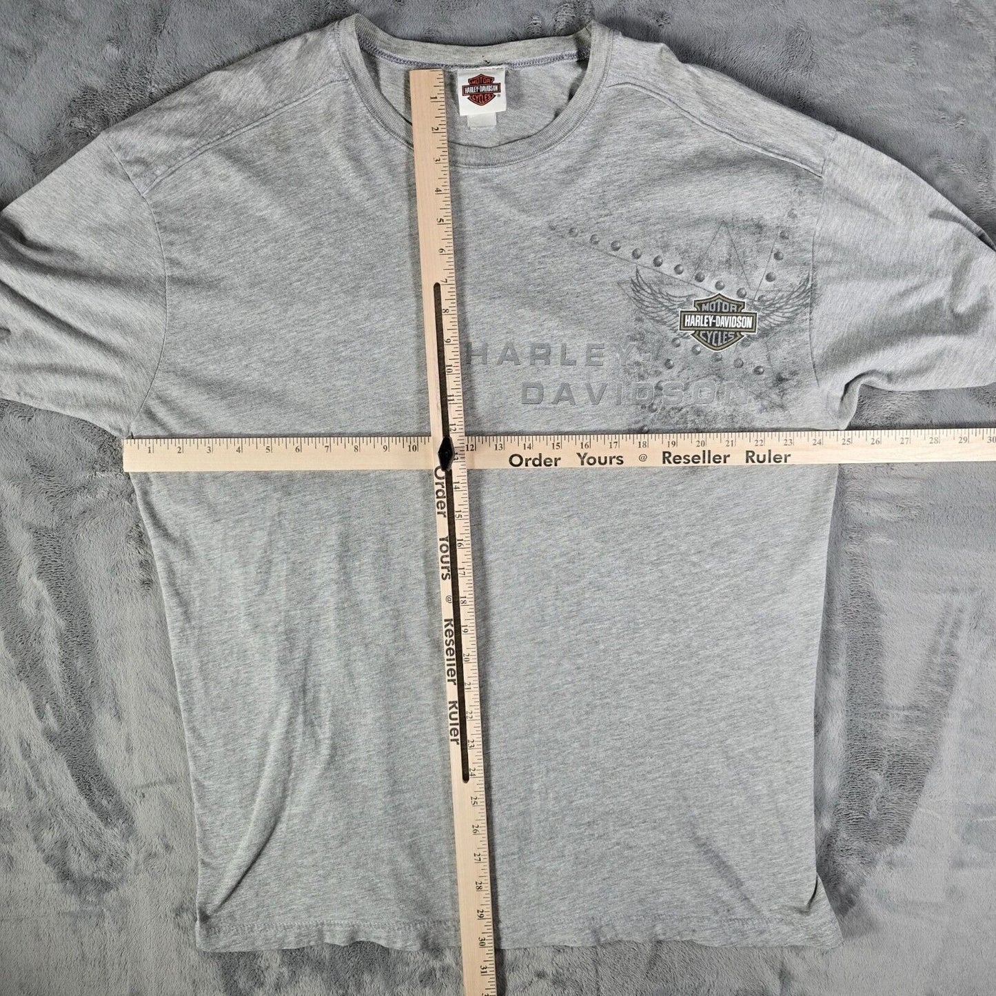 Vintage Y2K Harley Davidson Motor Cycles World Oklahoma City, OK T-Shirt (XL)