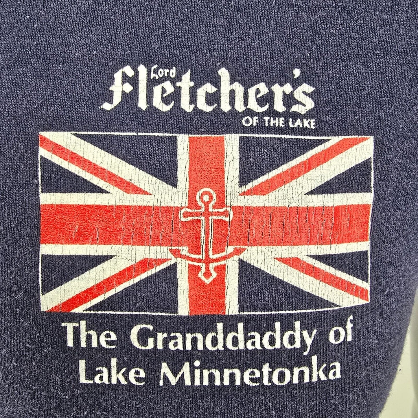 Vintage 1980s Jerzees Lord Fletcher's of the Lake Minnetonka Promo T-Shirt (S)
