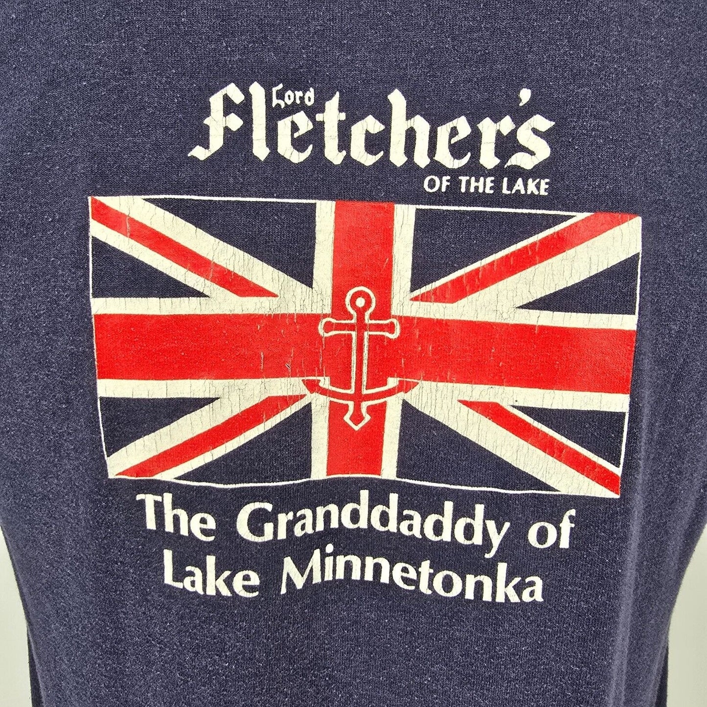 Vintage 1980s Jerzees Lord Fletcher's of the Lake Minnetonka Promo T-Shirt (S)