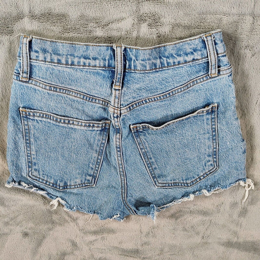 Universal Thread Goods Co "Vintage Straight" DIY Denim Cutoff Shorts (00/24R)