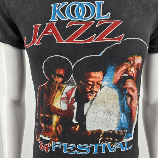 Vintage 1980s Kool Jazz Festival 1984 Cincinnati Concert T-Shirt (S)