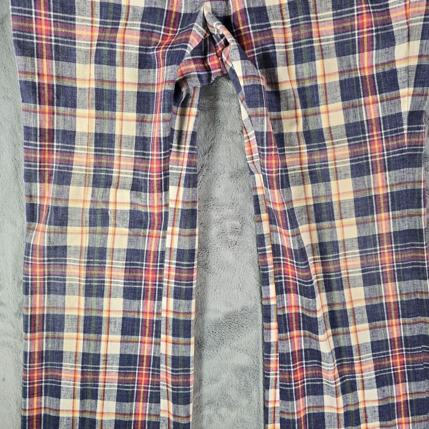 Vintage 1970s Gallery by Haggar Madras Plaid Flared Leg Disco Pants (37x30)