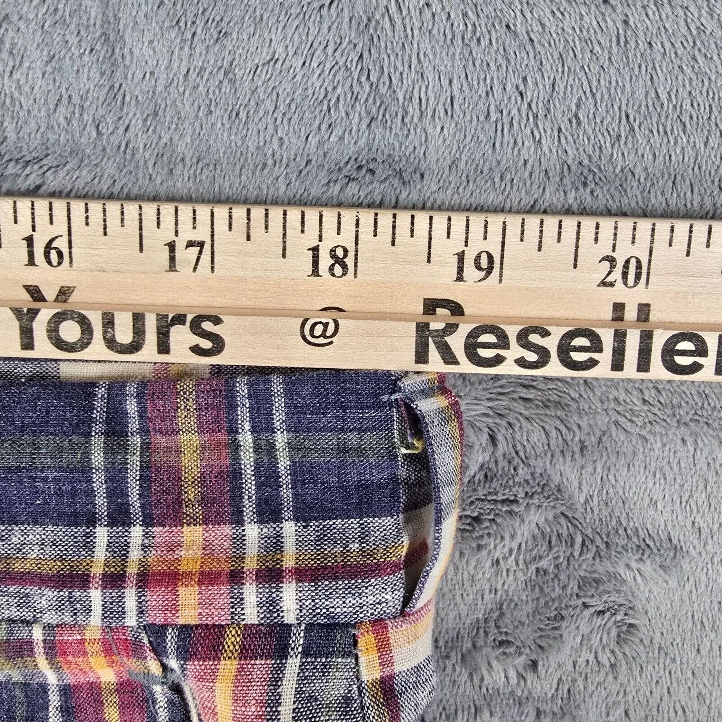 Vintage 1970s Gallery by Haggar Madras Plaid Flared Leg Disco Pants (37x30)