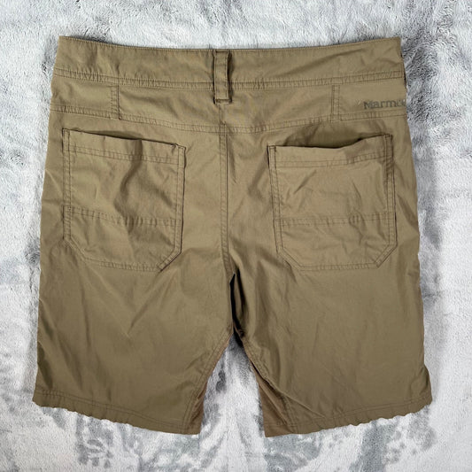 Marmot Men's Hiking/Outdoor Nylon Stretch 10.5" Inseam Khaki Shorts (30" Waist)